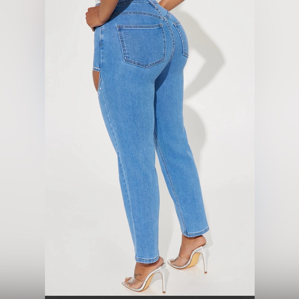 Rhinestone denim